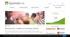 Desktop Screenshot of hypoindex.cz