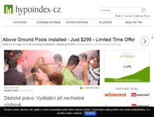 Tablet Screenshot of hypoindex.cz